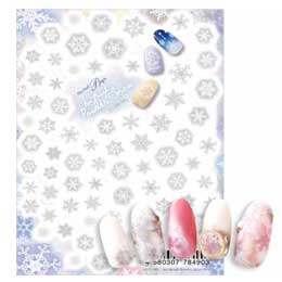 写ネイル pro ネイルシール★【エアブラシ パウダースノー ホワイト ABSPS-001】冬ネイルの大定番【メール便対応】ネイルアート 雪模様 スノー 冬 スノーモチーフ 雪の結晶 結晶