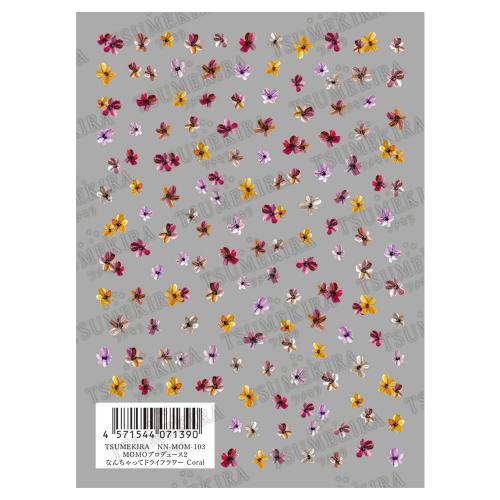 ツメキラ MOMOプロデュース2 なんちゃってドライフラワー コーラル NN-MOM-103