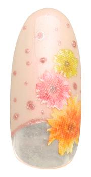 Deco Nail ネイルシール RP−005ドライフラワーレッドメール便¥190♪税込み¥3240以上でメール便無料