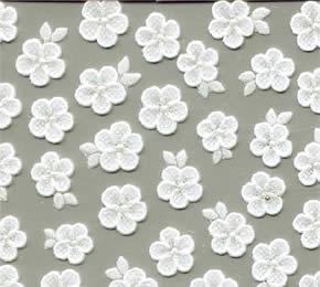 bibi deco ネイルシール bi−68W シアー　ホワイト