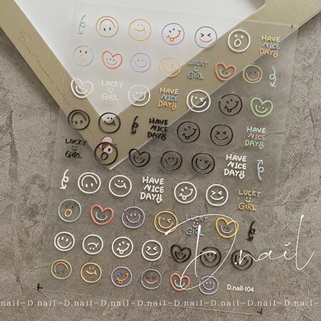 D.nail ネイルシール　SMILE．1