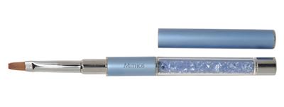 MITHOS ダイヤモンドジェルブラシ フラット#4 ブルー キャップ付 MITHOS ダイヤモンドジェルブラシ フラット#4 ブルー キャップ付