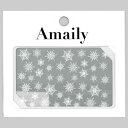 Amaily アメイリー　ネイルシール　No．3−33　雪の結晶2（白）