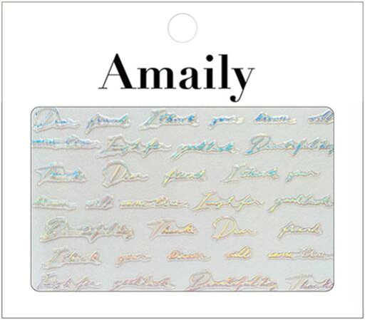 Amaily ネイルシール No.8−15 レター (OS) Amaily ネイルシール No.8−15 レター (OS)
