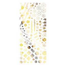 ツメキラ 箔和柄 ゴールド SG-HWG-101　(ジェル専用)