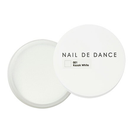 ☆NAIL DE DANCE ☆ 各色の特長 ホワイト／ナチュラル ... フリーエッジを作ることを想定して作られたパウダー。 ミクスチュアを置いた時の広がりがゆっくりです。 クリア／ピンク ... ネイルベッドにのせることを想定して作られたパウダー。 温度が低いところでは広がる感じがあります。 究極の白さを実現したホワイトパウダー。 高発色の為、くっきりしたスマイルラインを簡単に整えることができます。 また、ピンチングまであわてることなく思いのままに操作できます。 リキッド：パウダー＝1：2 硬化時間：5分30秒（室温23℃、湿度50%） 注：室温、湿度によって若干変わります 【その他のダッペンディッシュ】