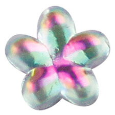 エムプティ アクリルストーン（フラワー） クリスタルオーロラ　B693