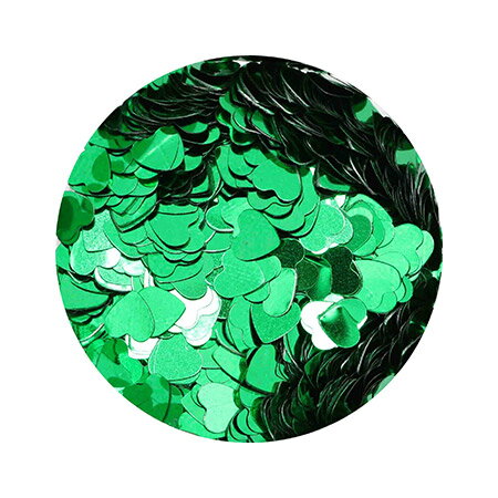 MATIERE マティエール ハートホログラム メタリックグリーン 2.5mm 3mm 4mm