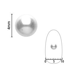 SHAREYDVA シャレドワ　パール　4mm　50P　球体・穴なし