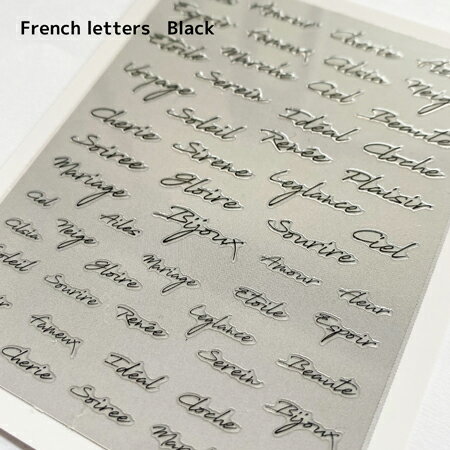 KiraNail Reneeプロデュース French letter 　ブラック