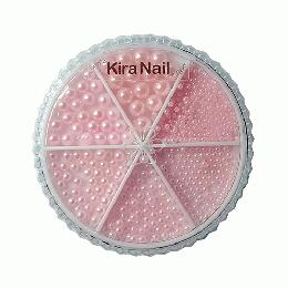 KiraNail パールセット サクラピンク ラウンド PE-SET-RSP
