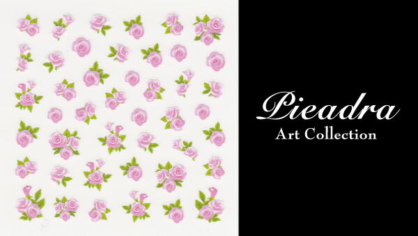 シャレドワ　ネイルシール　ローズ　ピンク