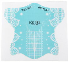 アイスジェル　ネイルフォーム　ブルー 100P★メール便OK