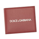 ドルチェ&ガッバーナ DOLCE&GABBANA 財布 2つ折り財布 小銭入れ付き レッド/ブラック ...