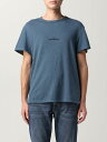 MAISON MARGIELA メゾンマルジェラ Tシャツ S50GC0659 S23984 メンズ カットソー クルーネック 半袖 ネイビー 48