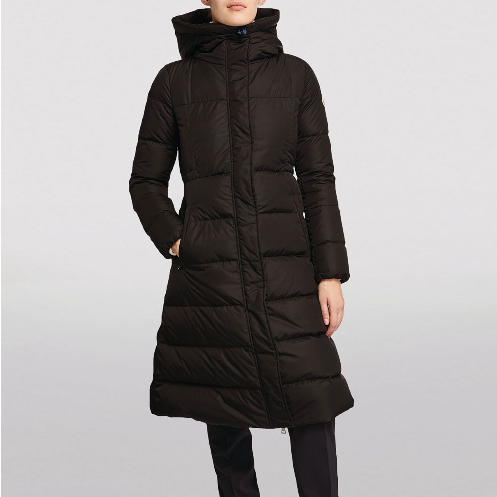 モンクレール レディース ダウン MONCLER ブランド ダウンジャケット ダウンコート ロングダウン アウター コート ブルゾン ロゴ ロングアウター CHONDRILLE 00/0 ブラック 1C000028 54155 999 防寒 真冬のサムネイル