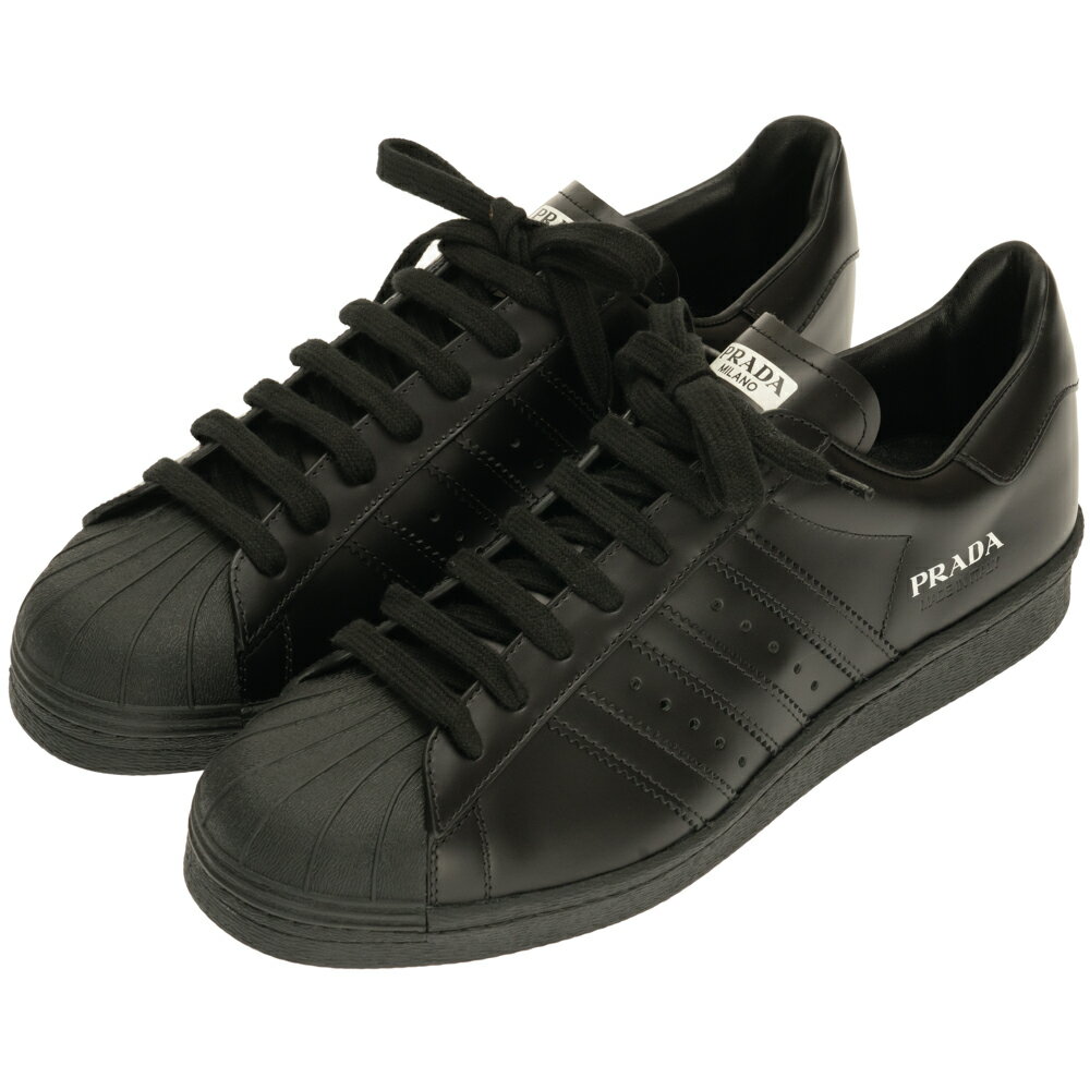 プラダ PRADA スニーカー アディダスコラボ スーパースター ADIDAS SUPERSTAR 2EG321 メンズ ブラック 限定のサムネイル
