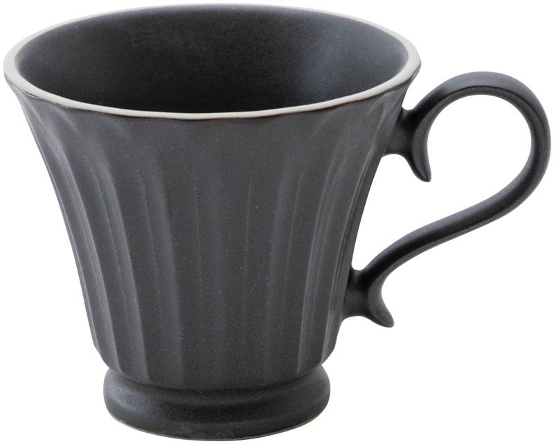 ストーリア クリスタルブラック コーヒーカップ KOYO 光洋 光洋陶器 16731052 食器 おしゃれ かわいい ..