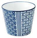 古青藍 こせいらん 藍波花 あいなみはな 蕎麦猪口 花伝 KOYO 光洋 光洋陶器 51282195 おしゃれ かわいい 和食器 可愛い 和陶器 業務用 食洗機...