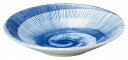 藍日傘 あいひがさ リップル5.0皿 花伝 KOYO 光洋 光洋陶器 53181006 おしゃれ かわいい 和食器 可愛い 和陶器 業務用 食洗機対応 日本製