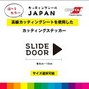 SLIDE DOOR → カッティングシート ドアサイン スライドドア ドア ガラス 標識 施設 店舗 飲食店 職場 オフィス シール デカール シンプル 高品...