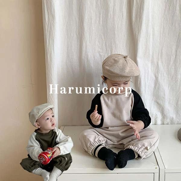 ベビー服 ルームウェア 可愛い 73 66 女の子 オールインワン 春 保育園 子ども服 ...