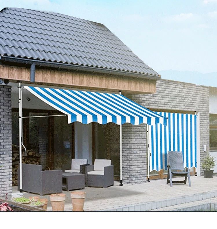 複数カラー選択可能 雨よけ ベランダ シェード ベランダテント 紫外線 テント 撥水 パンチフリー クールサマーオーニング UVカット ツッパリ式 日除け オーニングテント 300cm サンシェード オーニングテント 巻き上げ式テント 簡単設置 16色から選択可能