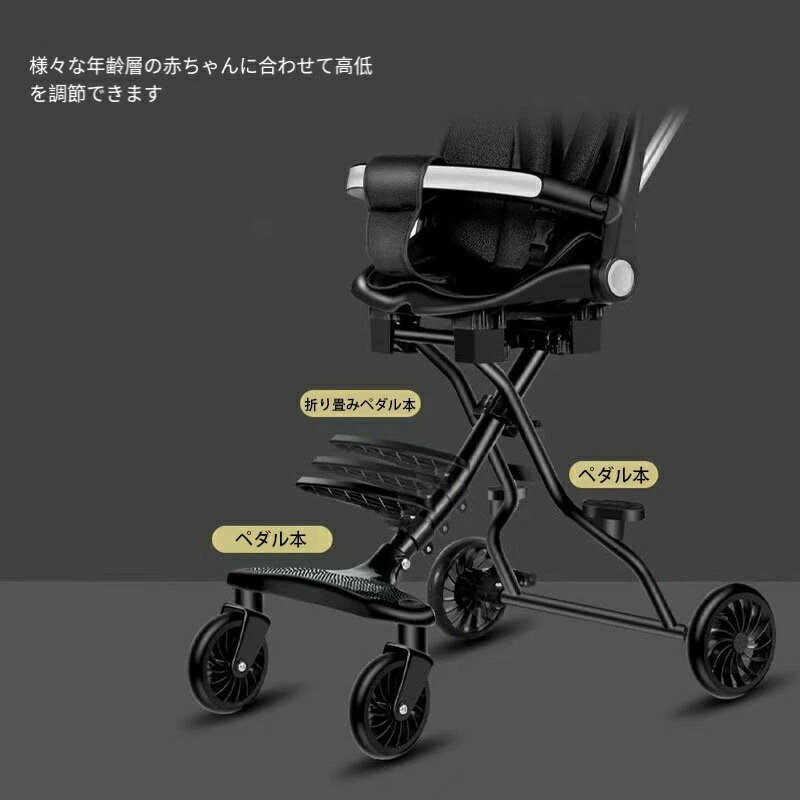 1 コンビ 型（両対面）ベビーカー ヶ月から 36 A ベビーカー カ月まで軽量折りたたみ式双方向ベビーカー子供用ベビー四輪ベビーカー新生児から幼児まで、さまざまな年齢の赤ちゃんに適したベビーカーです