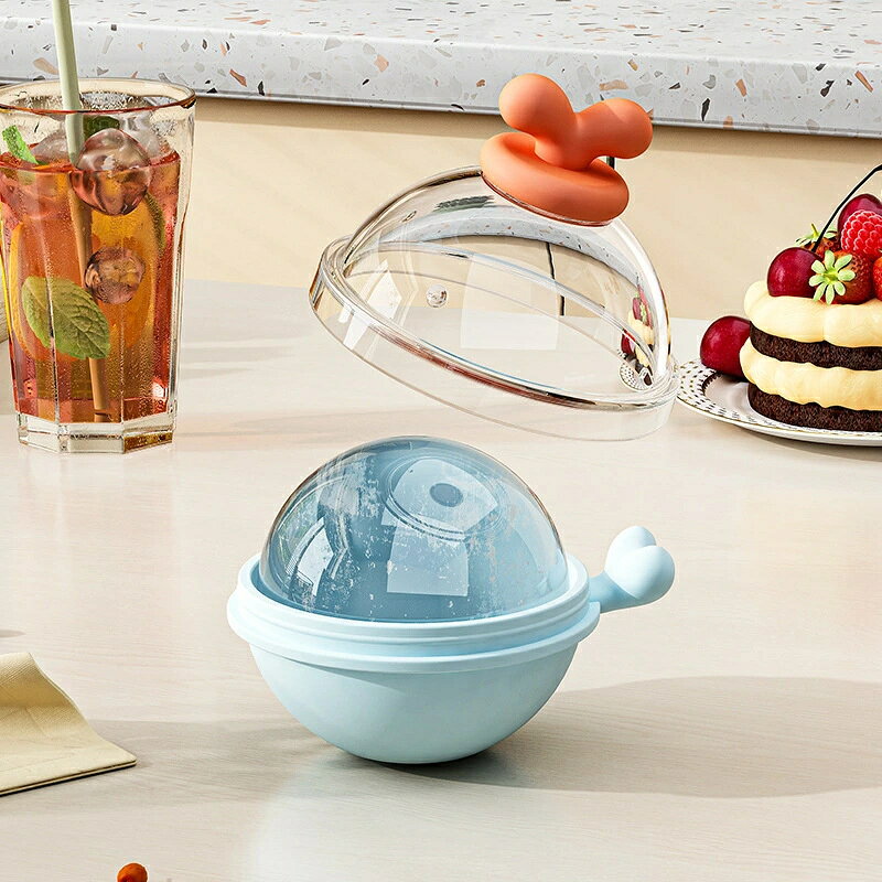 CW storeの製氷器 アイストレー製氷器 誕生日 球形氷 製氷皿 シリコン 丸い氷 溶けにくい お酒やジュースなどをより楽しめる ウイスキー お酒 アイスボールメーカー ロックグラス 丸い氷 2個セット ギフト ハイボール 製氷機 蓋付き ふた付き アイスボールメーカー アイス｜アングル2