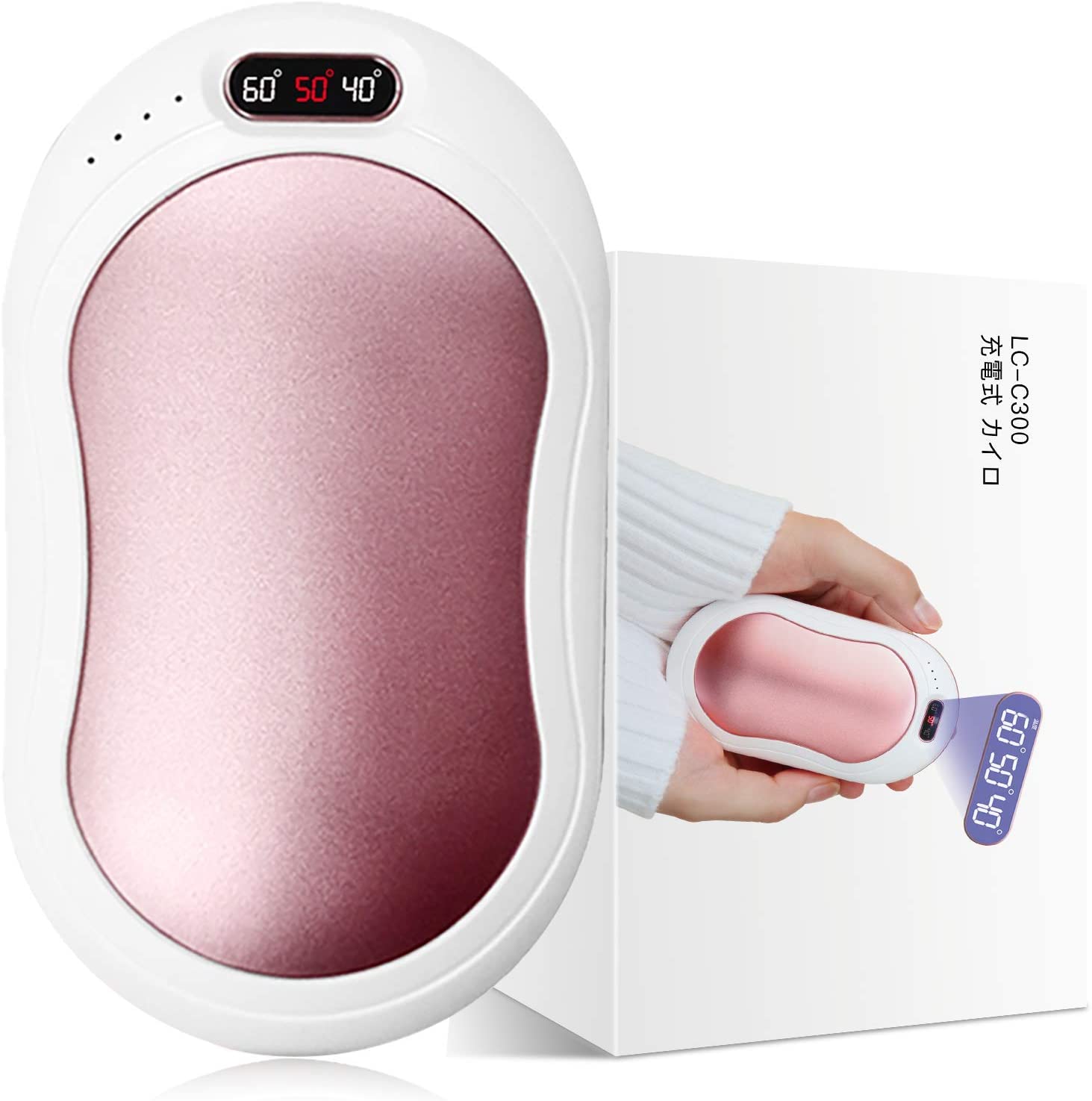 【★期間限定★】USB充電式カイロ 急速発熱 電気カイロ モバイルバッテリー10000mAh 3段階調節 寒さ対策 父の日 誕生日記念日 敬老の日 プレゼント 母の日