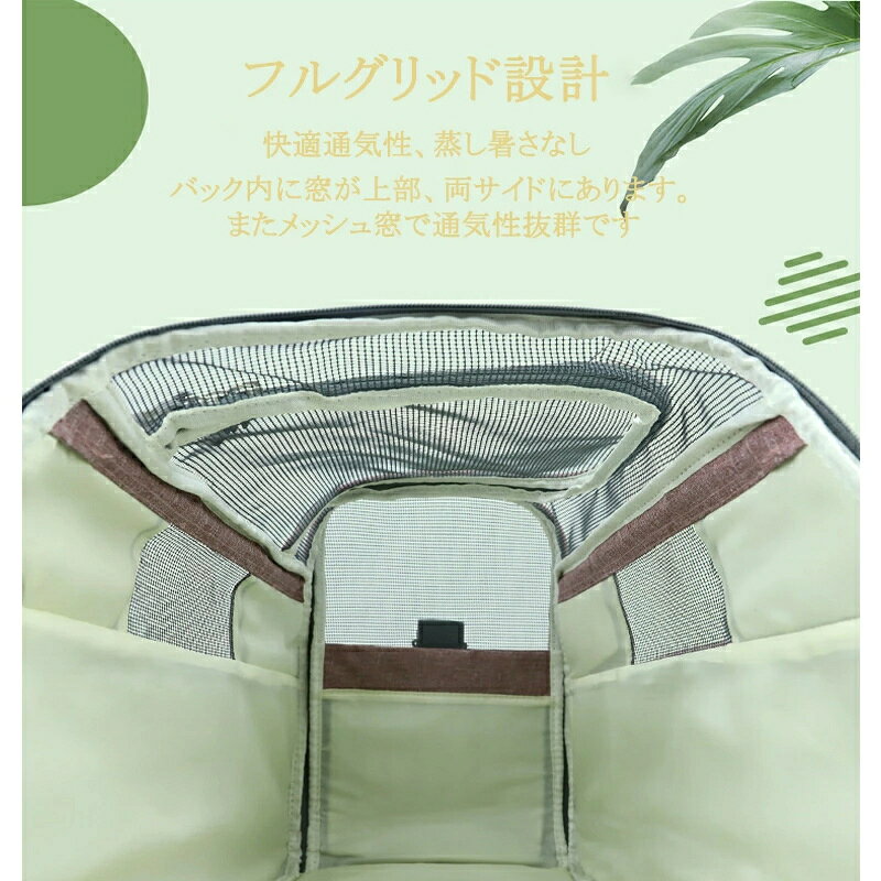 CW storeの★目玉★ ペットキャリー 折りたたみ バッグ 2way 猫 犬 メッシュ 軽量 旅行 病院 ドライブ 避難 安全 移動 ペットの安心&快適を持ち運べる 送料無料｜アングル2