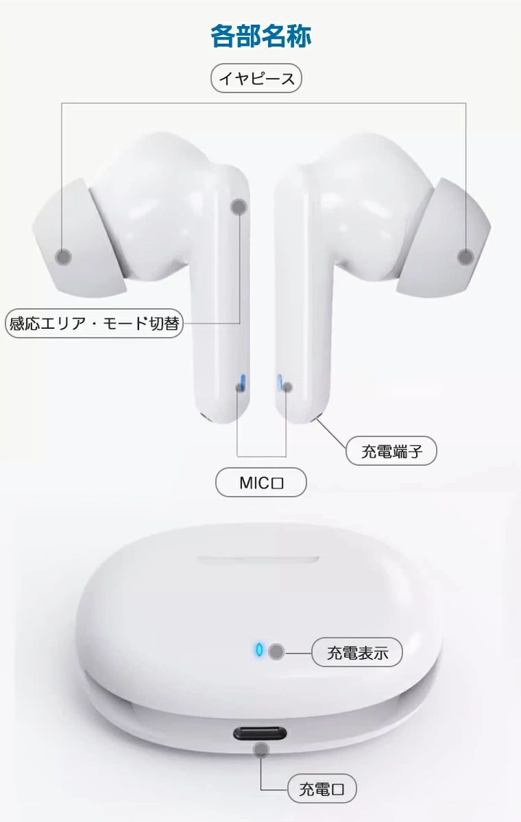 集音器 ワイヤレス イヤホン型 高齢者 使いやすい しゅうおんき 集音機 超軽量 超...