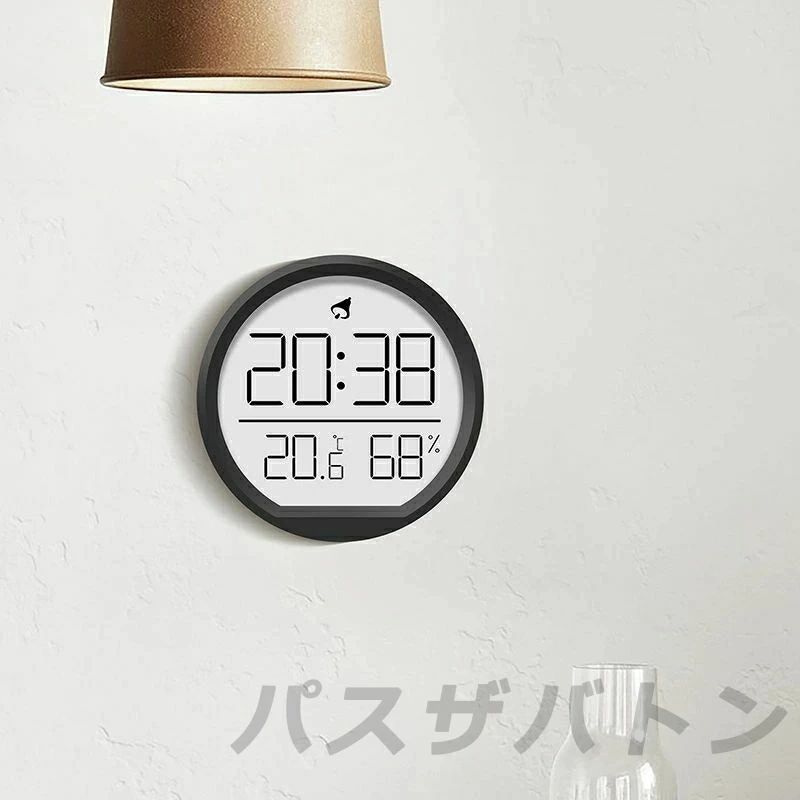 デジタル 時計 壁掛け ミニ 置時計 デジタル 電池式 壁掛け時計 小さめ 持ち運び lcd デジタル時計 置時計 デジタル 小型 かわいい デジタル 掛け時計 温湿度計付き おしゃれ かわいい 静音 インテリア 雑貨 アラーム機能 見やすい 大きな文字 リビング 掛け時計 デジタル [2]