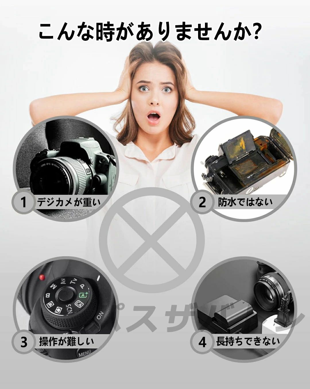 アクションカメラ 小型 4K 5K 高画質 30M防水 270度回転レンズ バイク 自転車 車載...