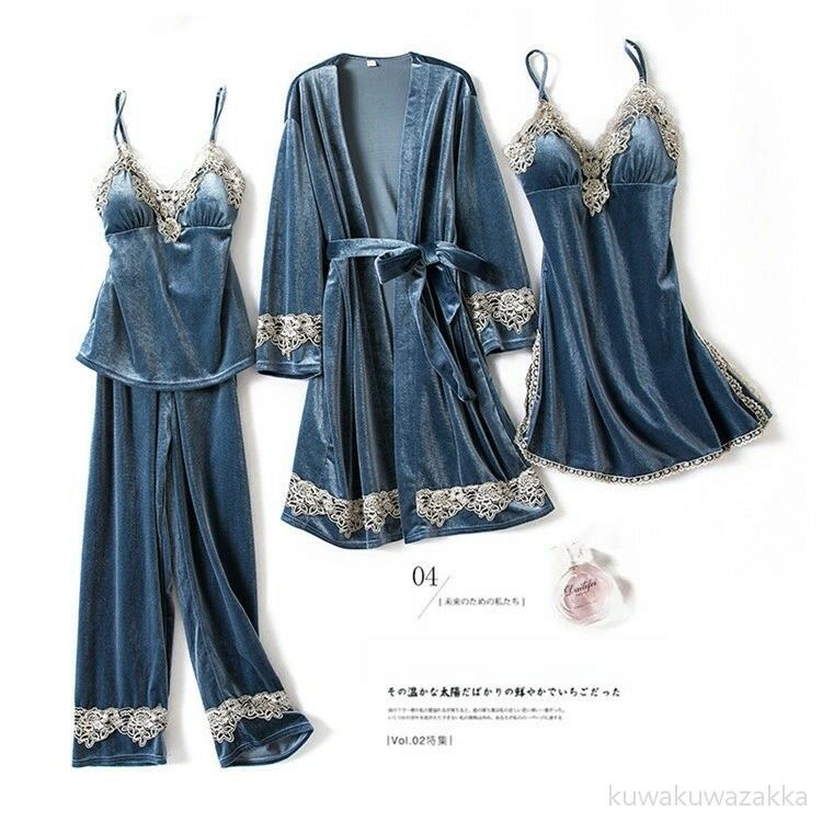 【商品コード】:【素材】:ポリエステル【カラー】:サックスブルー/ピンク/ネイビー/ワンレッド【サイズ】:(約)x参考体重:40-53KG(M) 53-63KG(L) 63-70KG(XL)x参考身長:152-160CM(M) 160-165CM(L) 165-170CM(XL) 【商品コード】:【素材】:ポリエステル【カラー】:サックスブルー/ピンク/ネイビー/ワンレッド【サイズ】:(約)x参考体重:40-53KG(M) 53-63KG(L) 63-70KG(XL)x参考身長:152-160CM(M) 160-165CM(L) 165-170CM(XL)4点パジャマ ネグリジェ ルームウェア レディース ナイトウェア ルームウェア ネグリジェ 新作 サックスブルー ネイビー ピンク ワンレッド M L XL