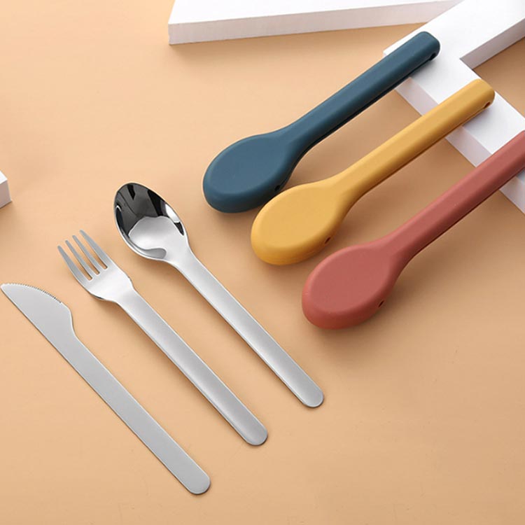 大人 スプーン 子供 3点セット お弁当用 スリム キャンプ ケース付き コンパクト ピクニック カトラリ..