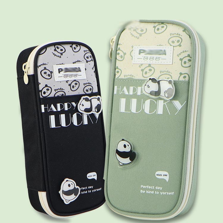 文房具 男の子 中学生 ペンポーチ プレゼント 小学生 おしゃれ 中学生 新学期 小物整理 筆箱 小学生 人気商品 大容量 パンダ ペンケース 便利 入学準備 かわいい 塾