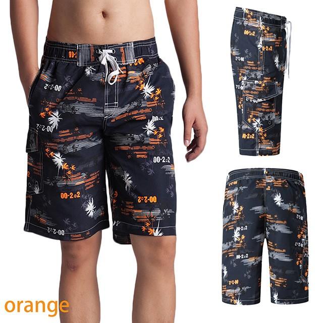 CW storeの【送料無料】メンズ サーフパンツ ハーフパンツ ボードショーツ 大きいサイズ 水陸両用 海パン 海水パンツ インナー付 ひざ丈 オシャレ かっこいい｜アングル2