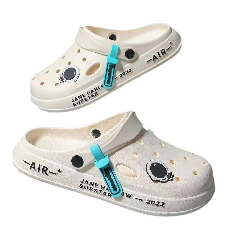 アウトドア インソール取り外し可能 レディース飾りあり 夏 快適 クロックス風 クロックバンド スリッパ サボサンダル 靴 男女兼用 宇宙人 メンズ 軽量 クマ サンダル シューズ おしゃれ 2WAY