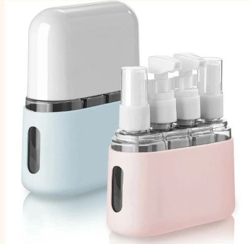 トラベルボトル 旅行 ボトル 旅行 ボトル 小分け コスメ用詰替え容器 化粧品小分け容器 小分け容器 トラベルボトルセット 漏れ防止 旅行用 出張用 お泊り 収納ボックスが付き 化粧品 4本セット