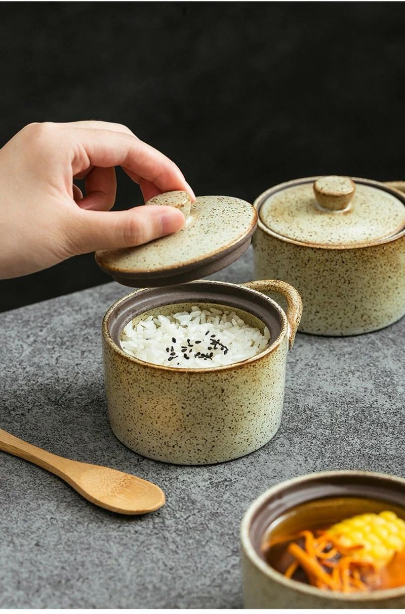 蒸し碗 (1個/2個/3個/4個)プレゼント 陶器 手入れ簡単 北欧風 茶碗蒸し 蒸し器 蓋付き 皿 ちゃわんむし器 スープカップ ギフト おしゃれ 食器 飲食店 旅館 お皿 料理 茶碗蒸し 贈り物 和食器 耐久性 うつわ 器 北欧風 デザート 送料無料 2