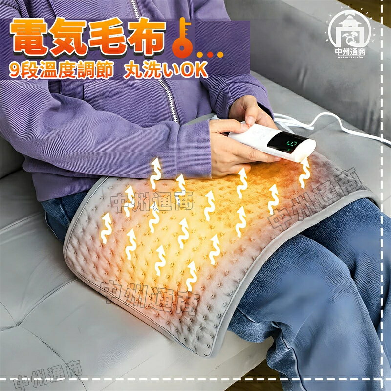 Party Goods - 電気毛布 掛け敷き ホットカーペット ひざ掛け 電熱毛布 洗える 発熱 毛布 温度調節 タイマー 電気ブランケット ふわふわ 省エネ ブランケット 洗える 電気カーペット 敷き 大判 持運び 暖かい 柔らかい 防寒対策 プレゼント