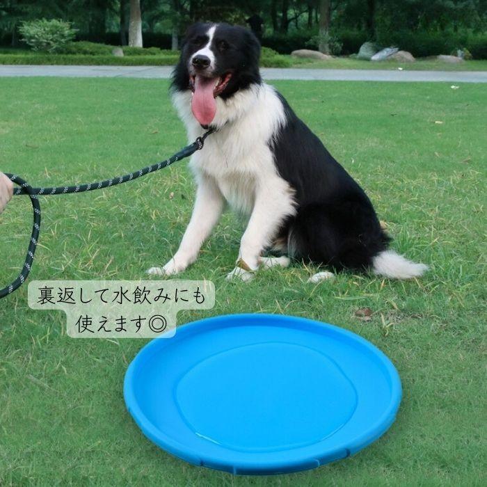 CW storeの犬 フリスビー 15cm おもちゃ 小型犬 中型犬 シリコン ソフト 運動 アジリティ ペット用品 6カラー アウトドア 投げるおもちゃ 遊び｜アングル3