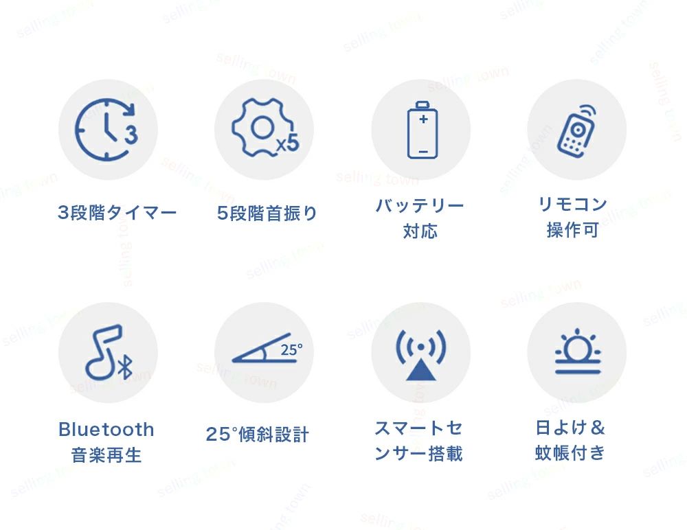 CW storeのベビーバウンサー 電動 ベビーゆりかご ベビーラック スウィング ロッキングチェア 電動スイング ラック リクライニング機能 おもちゃ 音楽 持ち運びしやすい 新生児 通気性 蚊帳 三段高度調節 五点式安全ベルト｜アングル2