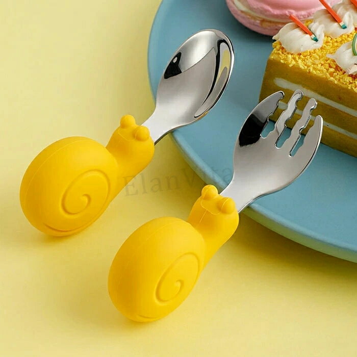 スプーン フォーク ナイフ 2点セット 赤ちゃん 離乳食 ベビー キッズ いやいや期 カトラリー 6ヶ月 1歳 カトラリーセット 子供 ベビー食器 ベビースプーン 左手 右手 ベビー用品 幼児 食事