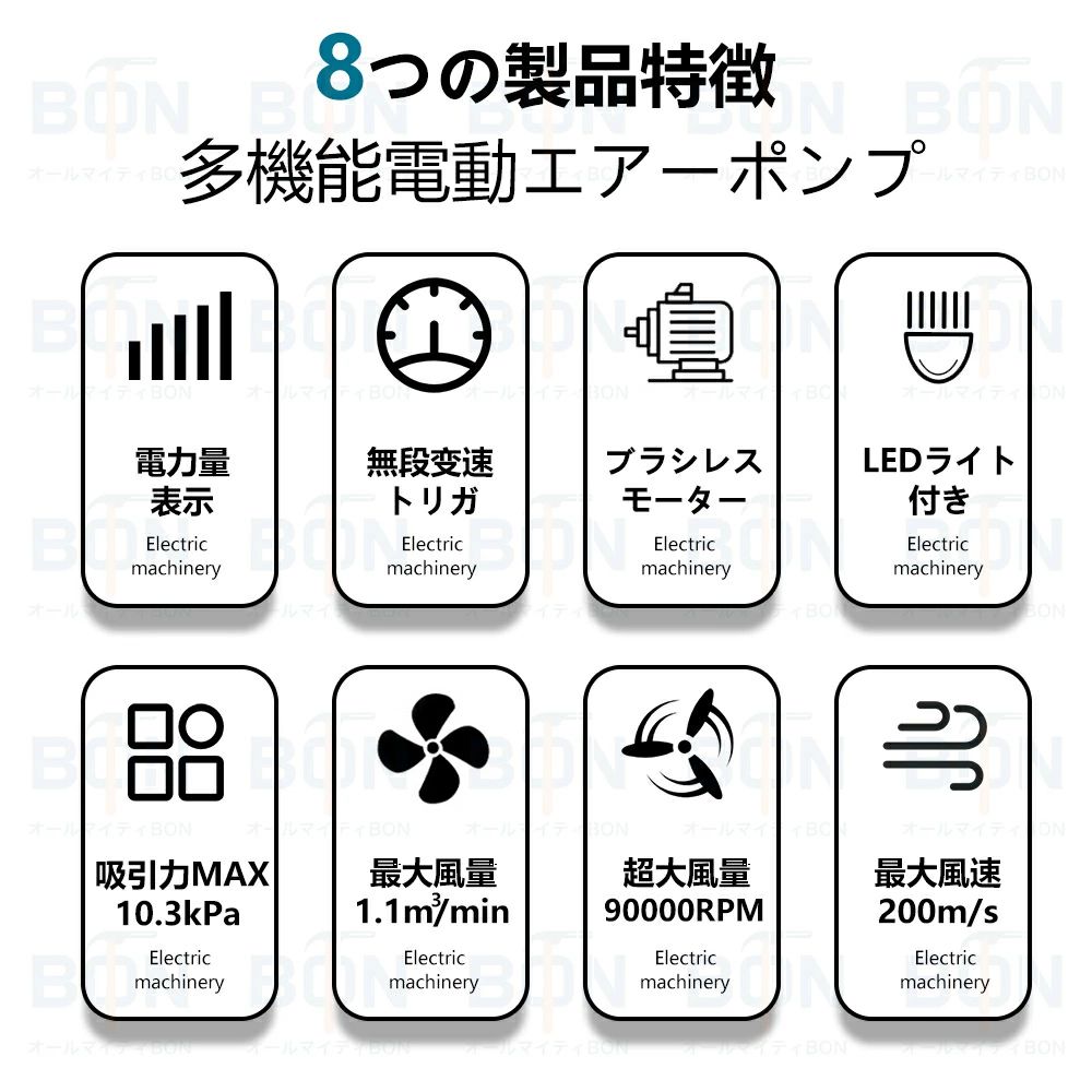充電式 エアダスタ ブロワー 1台3役 電動エアーポンプ 送風機 掃除機 60000RPM超強...