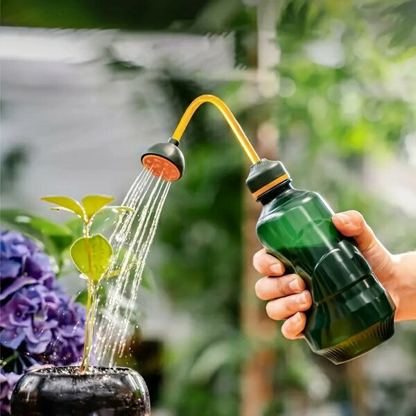 じょうろ 450ml 2 1 IN 観葉植物・多肉植物・盆栽に最適 園芸用 細かい水流＆ピンポイント散水 シャワー＆直流モード切替 じょうろ おしゃれ 手捏式