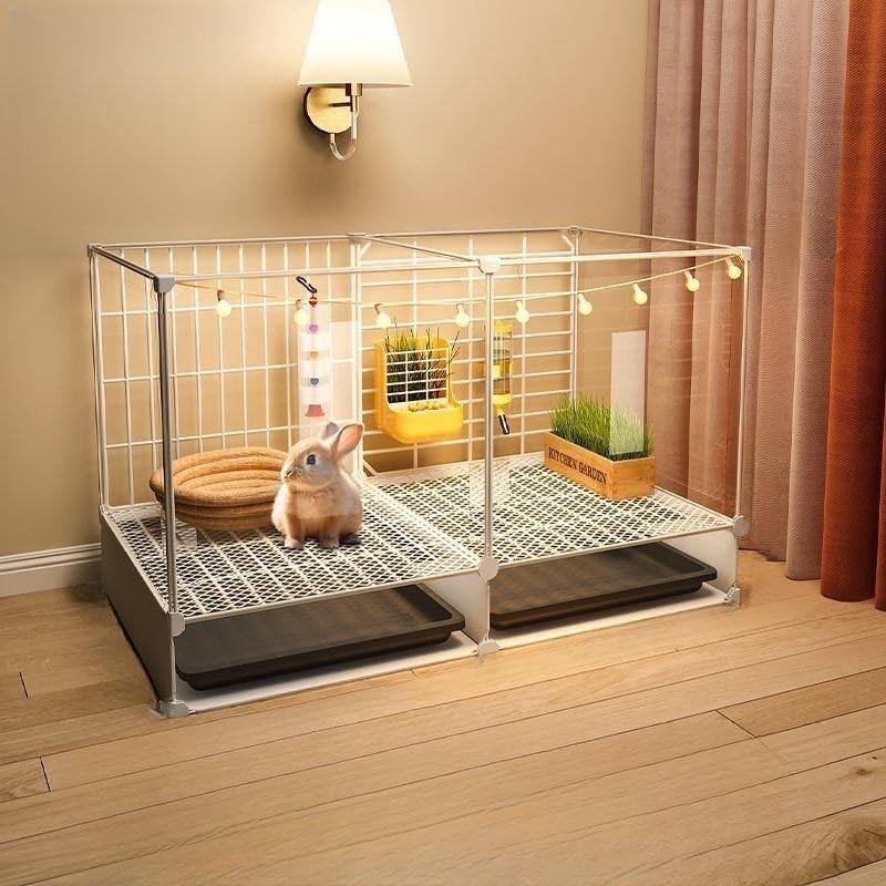 ケージ 大型ウサギ 保護フィルム ウサギ専用ケージクリアでおしゃれ 家庭用観賞用ウサギケージうさぎ ..