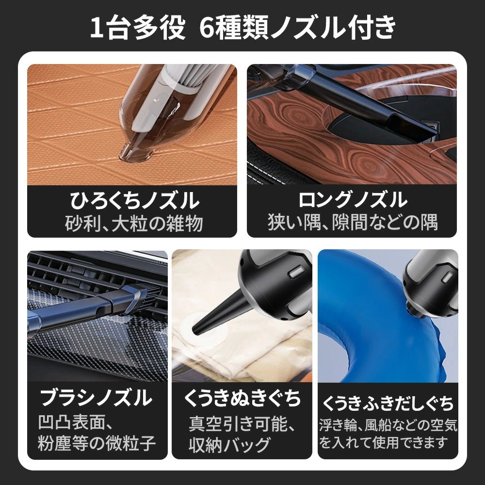 ハンディクリーナー 掃除機 強力 ミニ掃除機 車用掃除機 コードレス ブラシレスモーター 充電式 吸引力 28000pa 小型 軽量 車用 おすすめ 家庭用