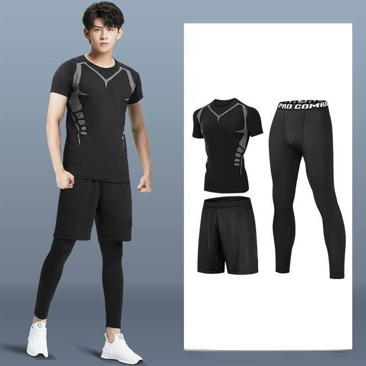 ラッシュガード ショートパンツ 半袖 スポーツウエア 上下セット ノースリーブ 【送料無料】メンズ
